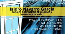 Carpintería de Aluminio Isidro Navarro García